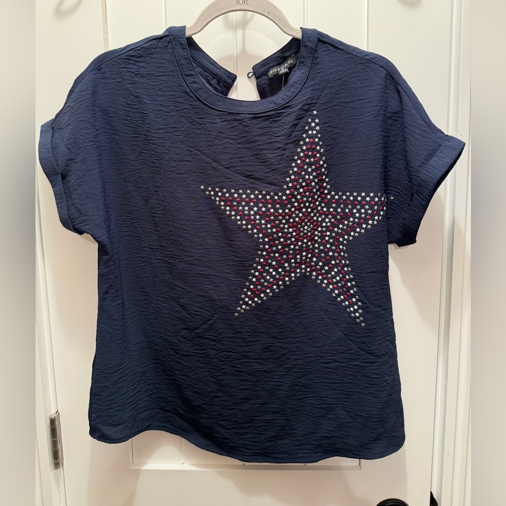 Ava & Grace Midnight Blue Top
